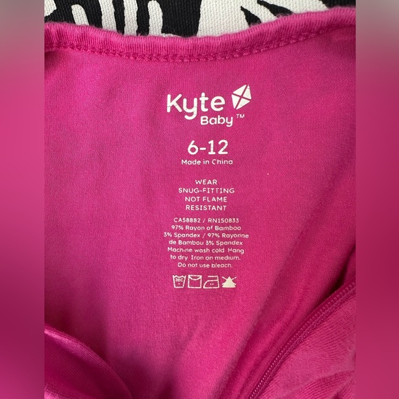 Kyte BABY Raspberry Zip Romper - Picture 3 of 3